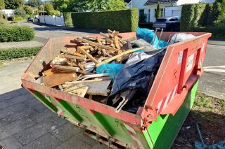 Mischcontainer Container für Baumischabfall